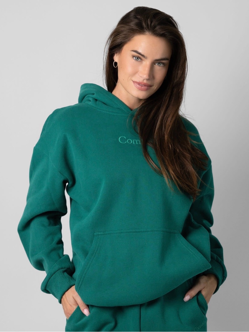 Comfrt Signature Hoodie in Teal